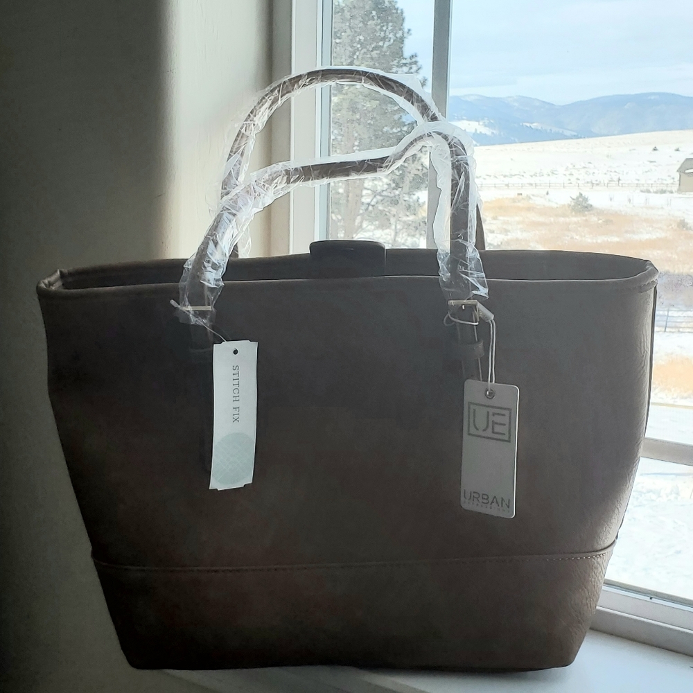 Vegan Leather Tote Bag